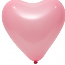 Шар с гелием Сердце, цвет Pink, (12"/30см)