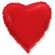 Шар - Сердце Красное, 5 штук  / Heart Red Flex Metal, 18", арт. 201500R
