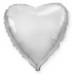 Шар с гелием в форме громадного Сердца , без рисунка. Фольгированный. 32"(81см). Выбери цвет.