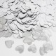 Конфетти фольга Сердце, Серебро, Металлик, 1,5 см, 50 г. (6015257)
