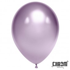 Воздушный шар (12''/30 см) Сиреневый, хром, 50 шт. (611107)